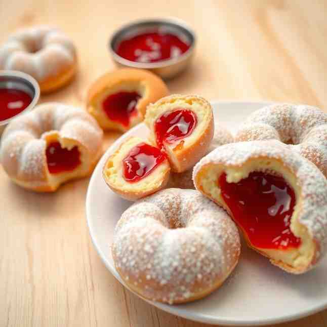 Best Jelly Filled Donuts - Sufganiyot Recipe